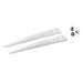 Ceramic Tweezer Tips, Style 2A, Zirconia Tips for 2AMZ.SA, round, Flat, 2.0"
